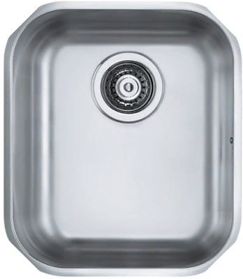 Детальное фото товара: ALVEUS VARIANT 40 SAT-90, мойка, нержавеющая сталь сатин (в комплекте с сифоном 1130550)