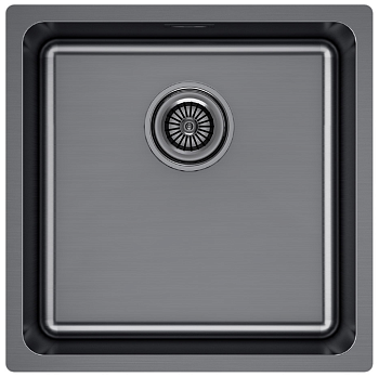 Фото товара: Paulmark YUNI 44 UNI, мойка, нержавеющая сталь, вороненая сталь