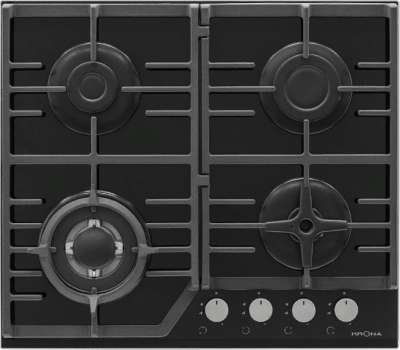 Детальное фото товара: Krona CORNIOLA 60 BL газовая поверхность