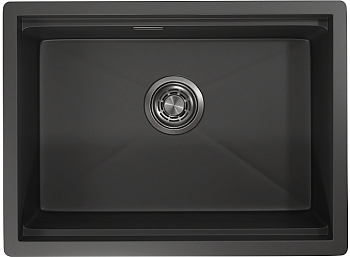 Фото товара: GRANULA 6045U мойка, нержавеющая сталь, черный матовый