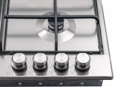 DeLonghi SLF 460 LX RUS Детальное фото товара: DeLonghi SLF 460 LX RUS газовая поверхность