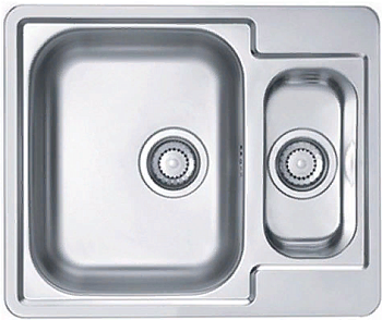 Фото товара: ALVEUS LINE 50 NAT-90, мойка, нержавеющая сталь (в комплекте с сифоном 1130555)