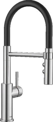 Blanco Catris-S Flexo, смеситель, нержавеющая сталь PVD Steel