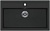 Фото товара: KUCHENSTERN TOP 80, мойка, гранит, черный