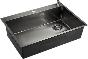 Фото товара: Emar EMB-660(TOP) PVD Dark, мойка, нержавеющая сталь, вороненая сталь