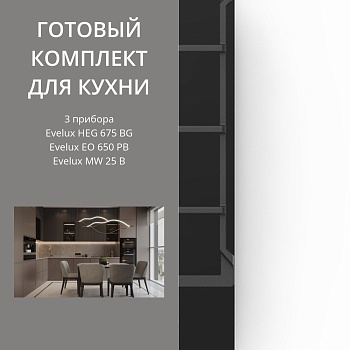 Фото товара: Evelux HEG 675 BG + EO 650 PB + MW 25 B