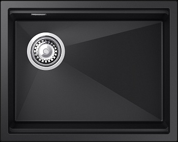 Фото товара: Rivelato LINO LN-554-L nero, мойка, гранит, черный