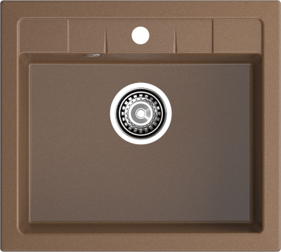 GranFest QUADRO GF-Q-561, мойка, мрамор, терракот