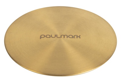 Paulmark PM116-BG, накладка на выпуск, брашированное золото
