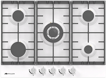 Фото товара: MILLEN MGH 701 WH газовая поверхность