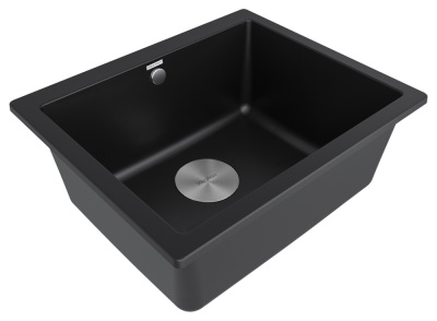 Детальное фото товара: Paulmark GERA 60, мойка, гранит, черный металлик