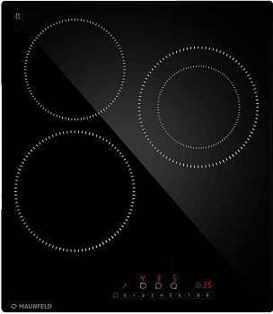 Фото товара: Maunfeld AVCE4535SDBK стеклокерамическая поверхность