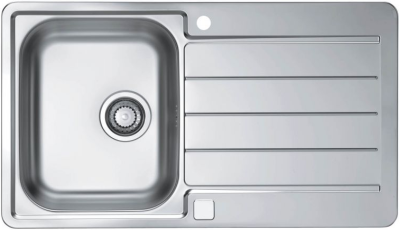 ALVEUS LINE MAX 20 SAT-90, мойка, нержавеющая сталь (в комплекте с сифоном 1127251)