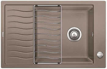 Фото товара: Blanco Elon XL 6S, мойка, гранит, серый беж с клапаном-автоматом