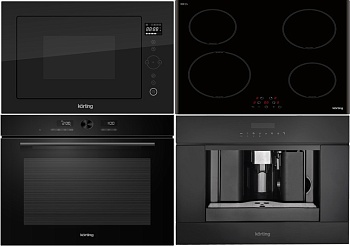 Фото товара: KORTING HI 64013 B + OKB 1680 GN MW + KMI 825 TGN + KCM 9200 BG