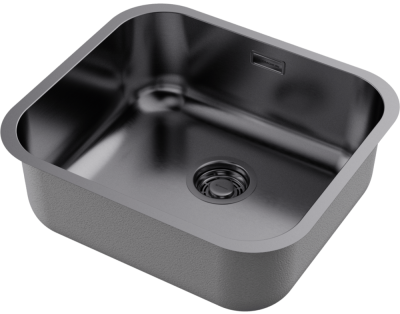 Детальное фото товара: Omoikiri Omi 49-U-GM, мойка, нержавеющая сталь/вороненая сталь