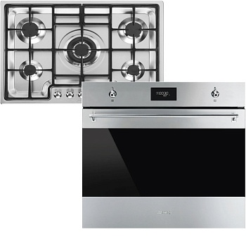 Фото товара: Smeg PGF75-4 + SF6301TVX