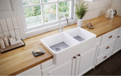 Детальное фото товара: ALVEUS NEOCERAMIC, мойка, нержавеющая сталь, белый