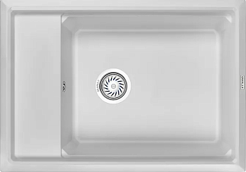 Фото товара: GRANULA 7305 мойка, гранит, арктик (белый)