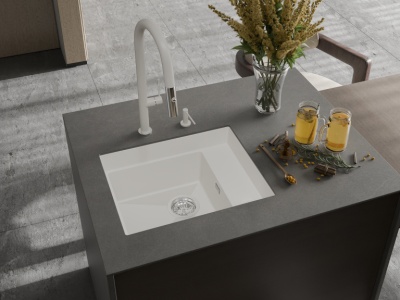 Детальное фото товара: Rivelato NOBILE NB-544-R brina, мойка, гранит, иней