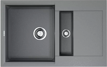 Фото товара: Omoikiri Sakaime 78-2-GR, мойка, гранит, leningrad grey