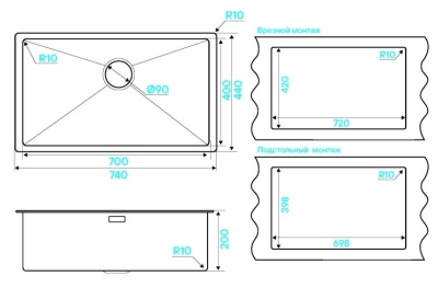 Схема встраивания
