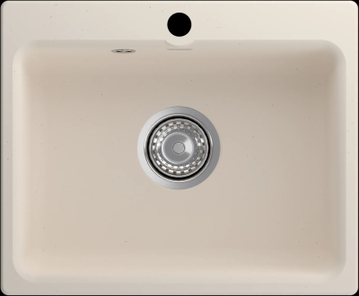 GranFest GF-SMART 520, мойка, мрамор, белый