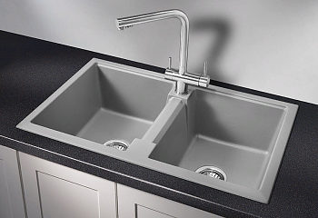 Фото товара: GRANULA 8101 мойка, гранит, алюминиум