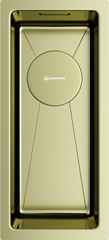 Фото товара: Omoikiri Taki 20-U/IF-LG, мойка, нержавеющая сталь/светлое золото