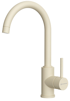 Фото товара: Omoikiri Shinagawa-P-BE, смеситель, гранит, ваниль