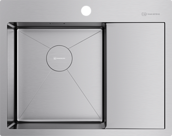 Фото товара: Omoikiri Akisame 65-IN-L, мойка, нержавеющая сталь, чаша слева