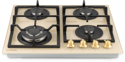 Детальное фото товара: Hyundai HHG 6436 BE газовая поверхность