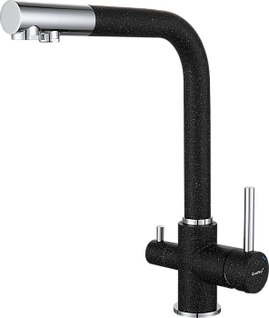 Фото товара: GranFest 3611, смеситель, мрамор, черный