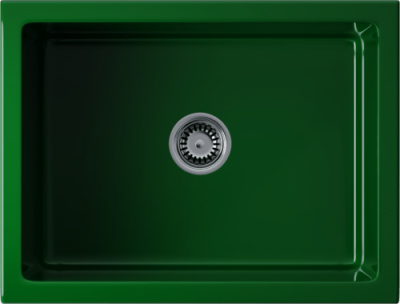Omoikiri Mikura 61-RG Glossy, мойка, керамика, royal green