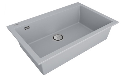 Детальное фото товара: Paulmark DECORATION 76, мойка, гранит, серый