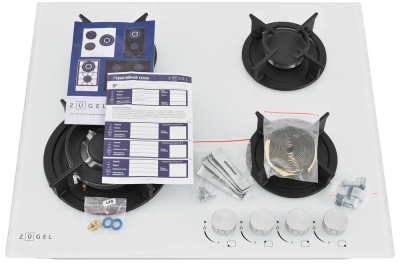 Детальное фото товара: ZUGEL ZGH603W газовая поверхность