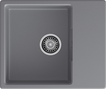 Фото товара: GranFest URBAN GF-UR-658L, мойка, гранит, темно-серый