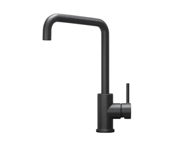 GRANULA 7110 смеситель, нержавеющая сталь, черный матовый