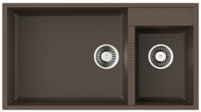 Omoikiri Tedori 85-2-U-ES, мойка, гранит, espresso