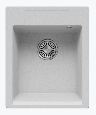 Polygran ARGO-460, мойка, мрамор, светло-серый 314