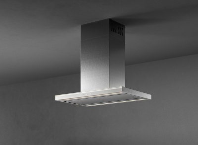 Детальное фото товара: Falmec LUMINA NRS ISOLA GLASS STEEL 90