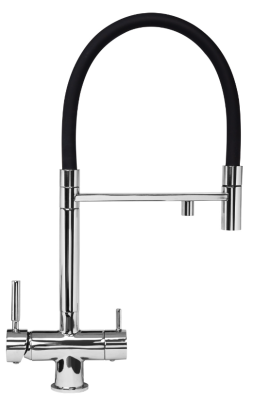 Детальное фото товара: Zigmund & Shtain ZS 2300, смеситель, нержавеющая сталь