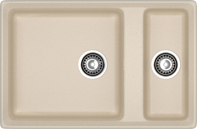 GranFest LEVEL GF-LV-760K, мойка, мрамор, кашемир