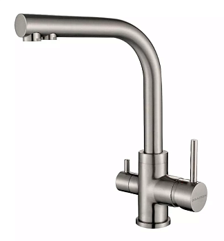 Фото товара: Paulmark ESSEN, смеситель, брашированная сталь