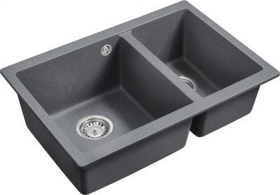 Emar EMQ-2665.PL, мойка, гранит, антрацит