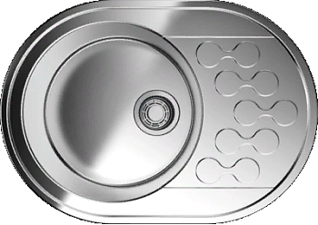 Фото товара: Omoikiri Kasumigaura 65-IN, мойка, нержавеющая сталь