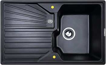 Фото товара: Zigmund & Shtain KASKADE 800, мойка, черный базальт  
