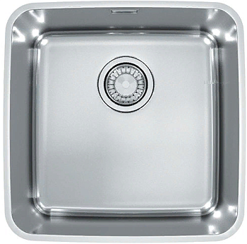 Фото товара: ALVEUS LUNO 30 SAT 90, мойка, нержавеющая сталь сатин ( в комплекте с сифоном 1130550)