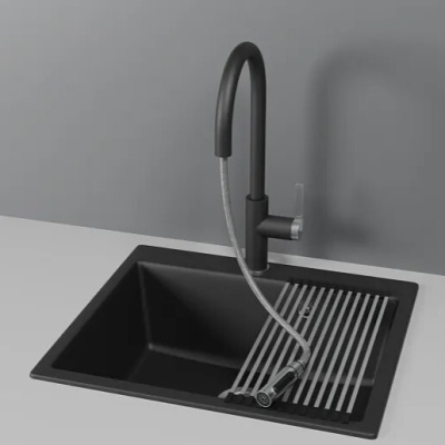 Детальное фото товара: GRANULA 8168 смеситель, гранит, турмалин