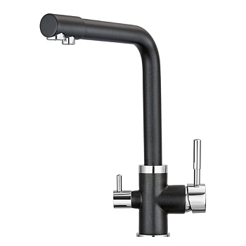 Фото товара: GRANULA 2015 смеситель, гранит, шварц